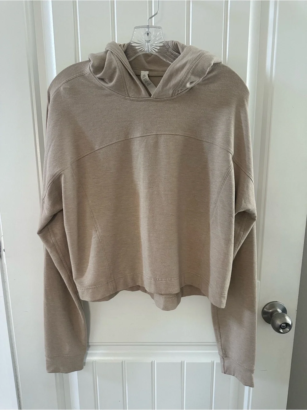 Lululemon Modal Hooded Pullover Taupe Size 12